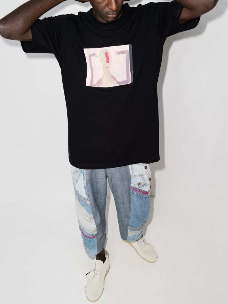 Boogeyman Print Cotton T-shirt