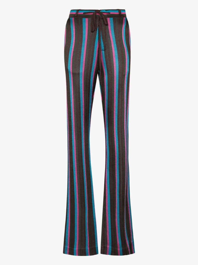 X K/karl Striped Trousers
