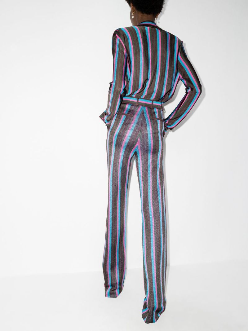 X K/karl Striped Trousers