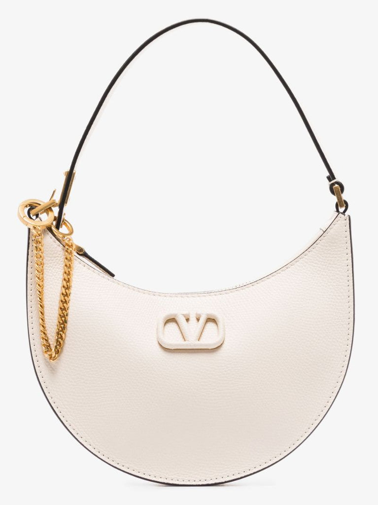 Neutral Vsling Mini Leather Shoulder Bag