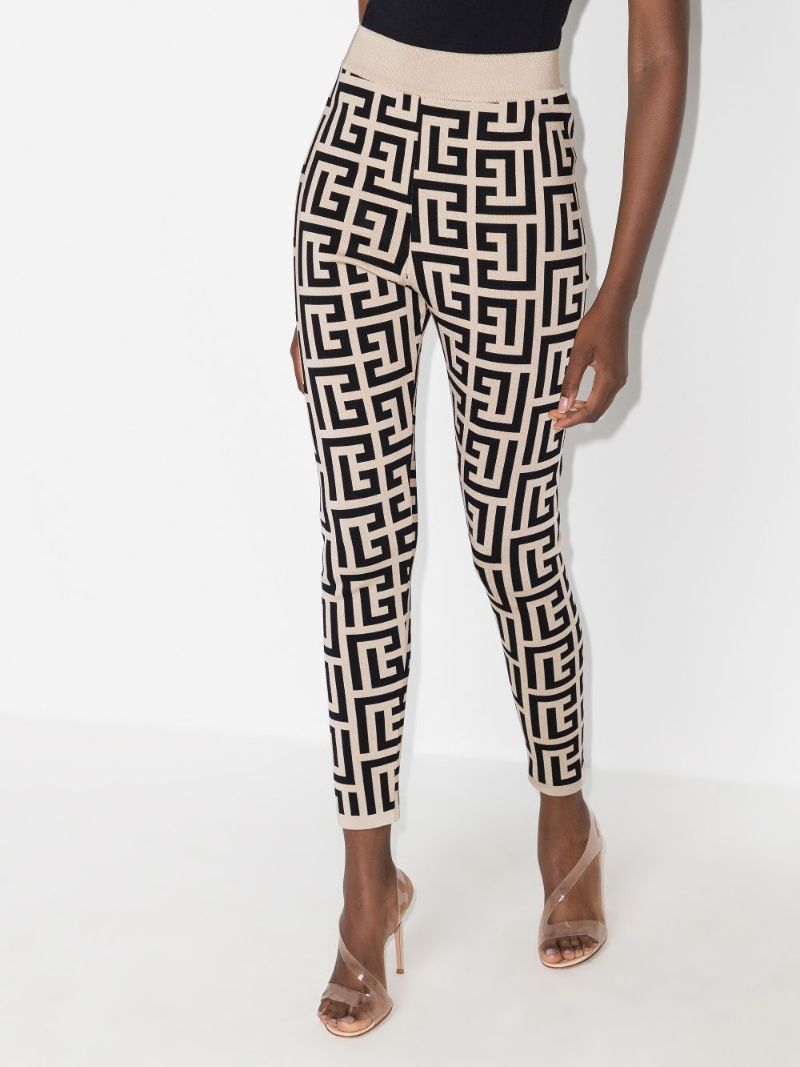Monogram Jacquard Leggings