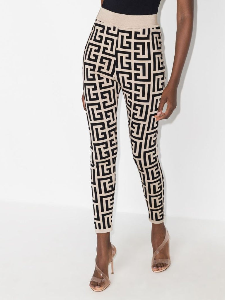 Monogram Jacquard Leggings