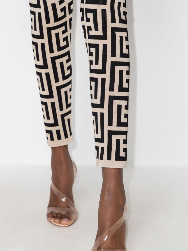 Monogram Jacquard Leggings