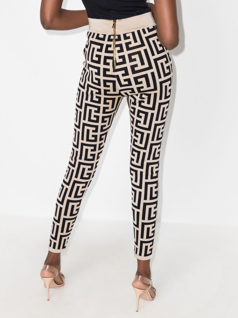 Monogram Jacquard Leggings