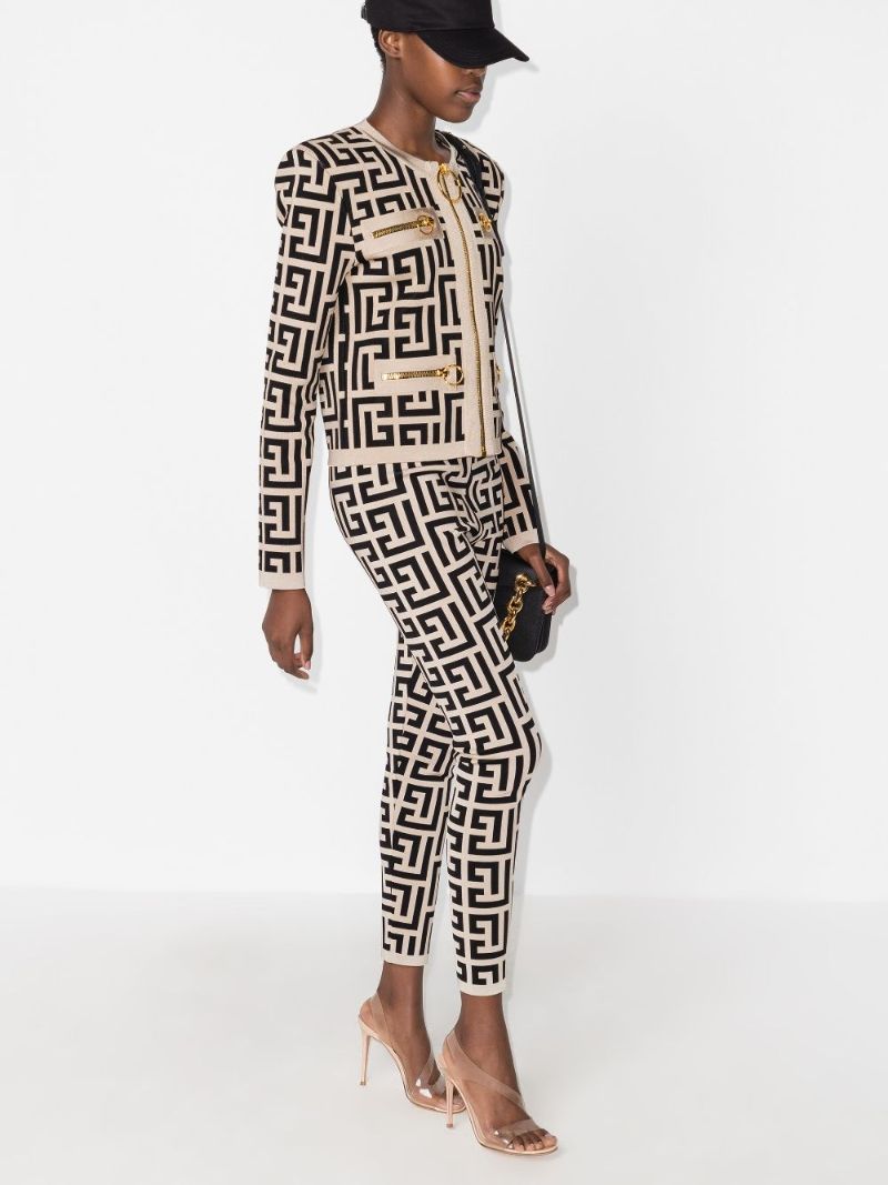 Monogram Jacquard Leggings