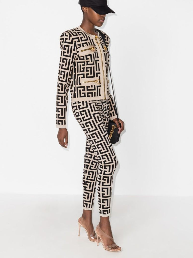 Monogram Jacquard Leggings
