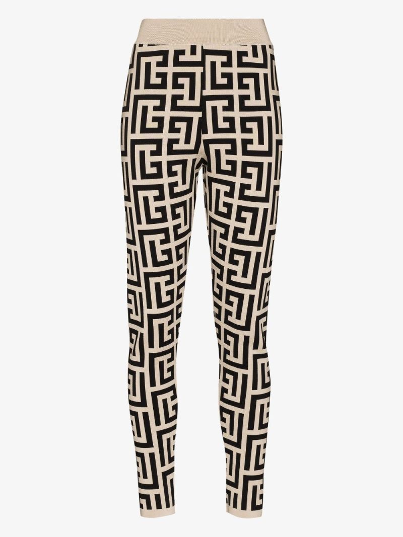 Monogram Jacquard Leggings