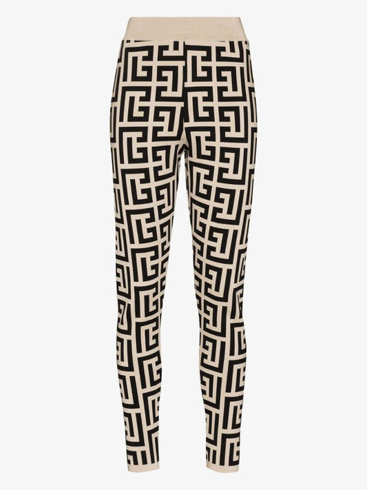 Monogram Jacquard Leggings