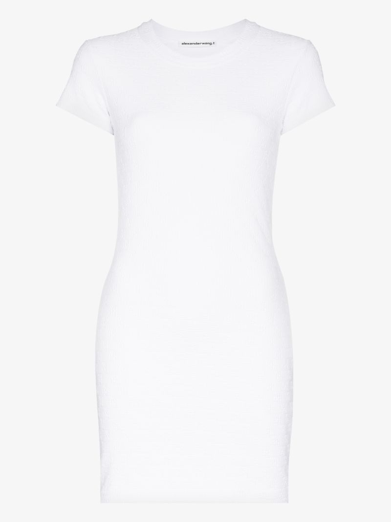 Logo Stretch Mini Dress