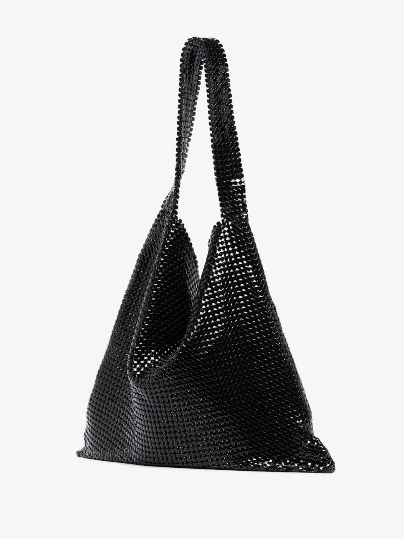 Black Chain Mail Tote Bag