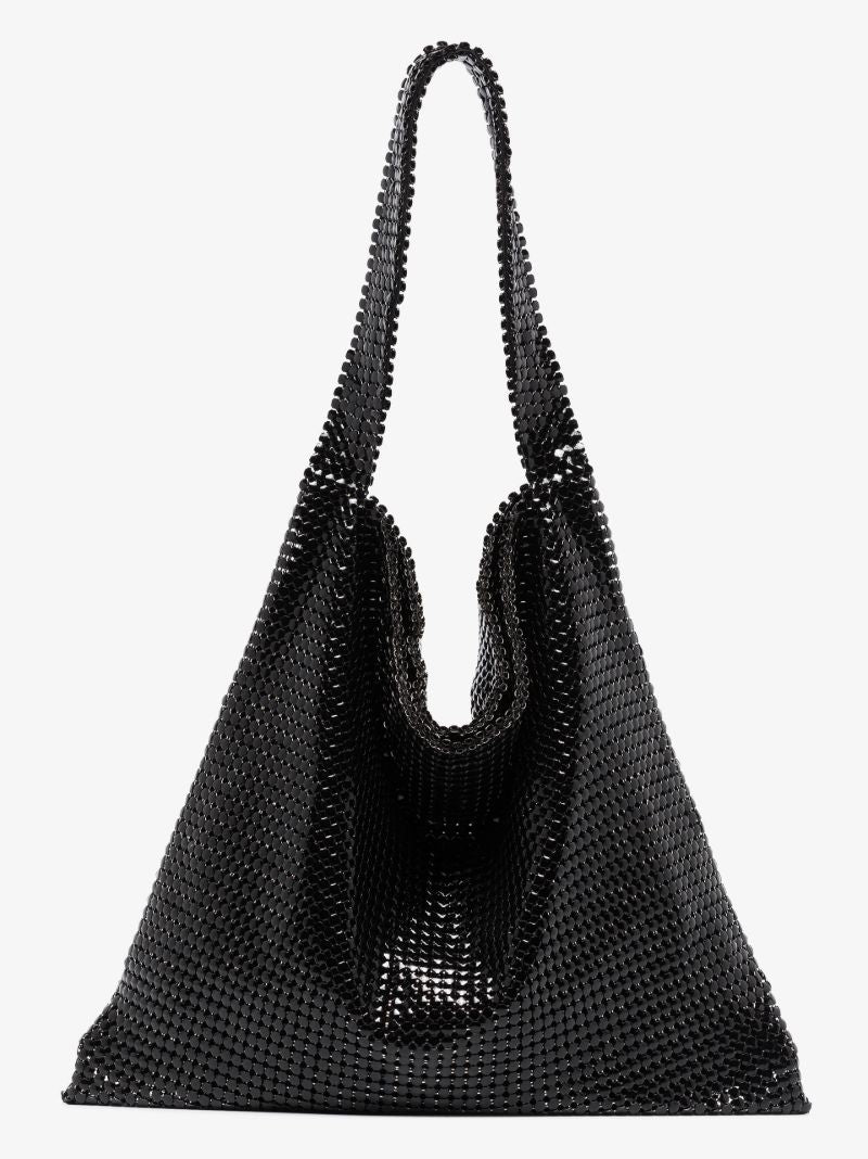 Black Chain Mail Tote Bag