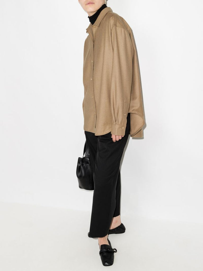 Button-down Wool Shirt