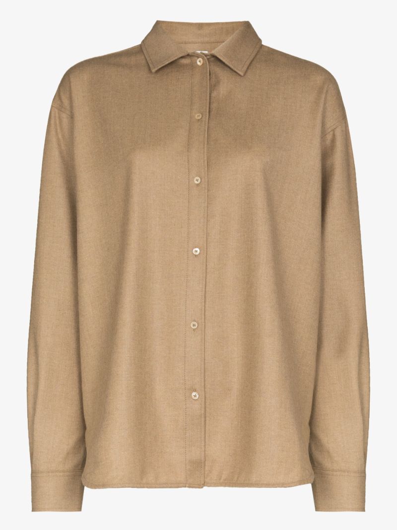 Button-down Wool Shirt