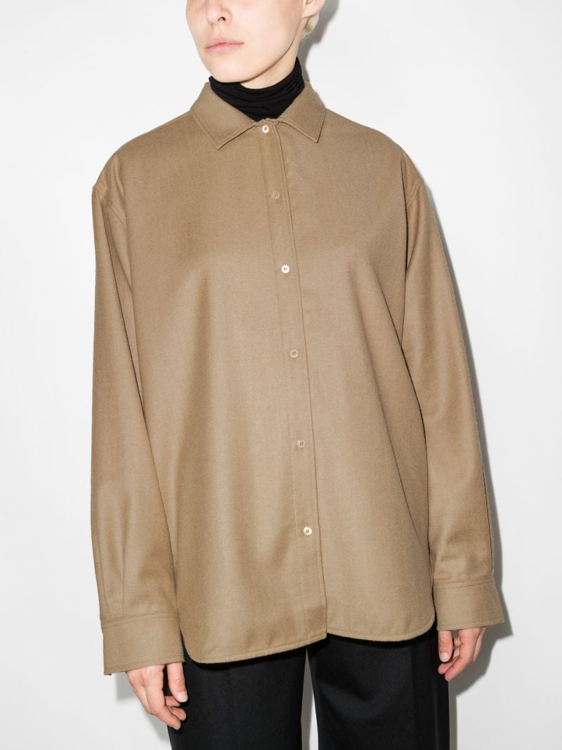 Button-down Wool Shirt