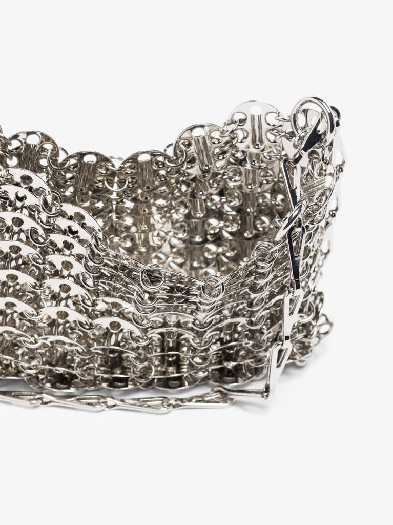 Silver Tone Iconic 1969 Nano Shoulder Bag