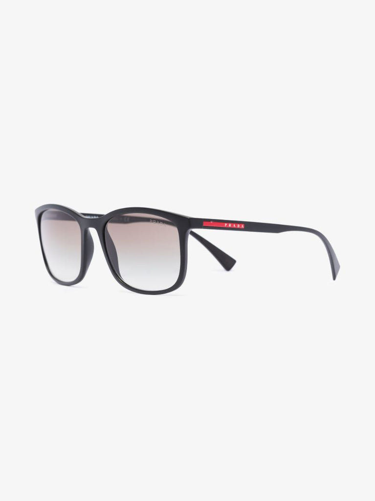 Black Linea Rossa Square Sunglasses
