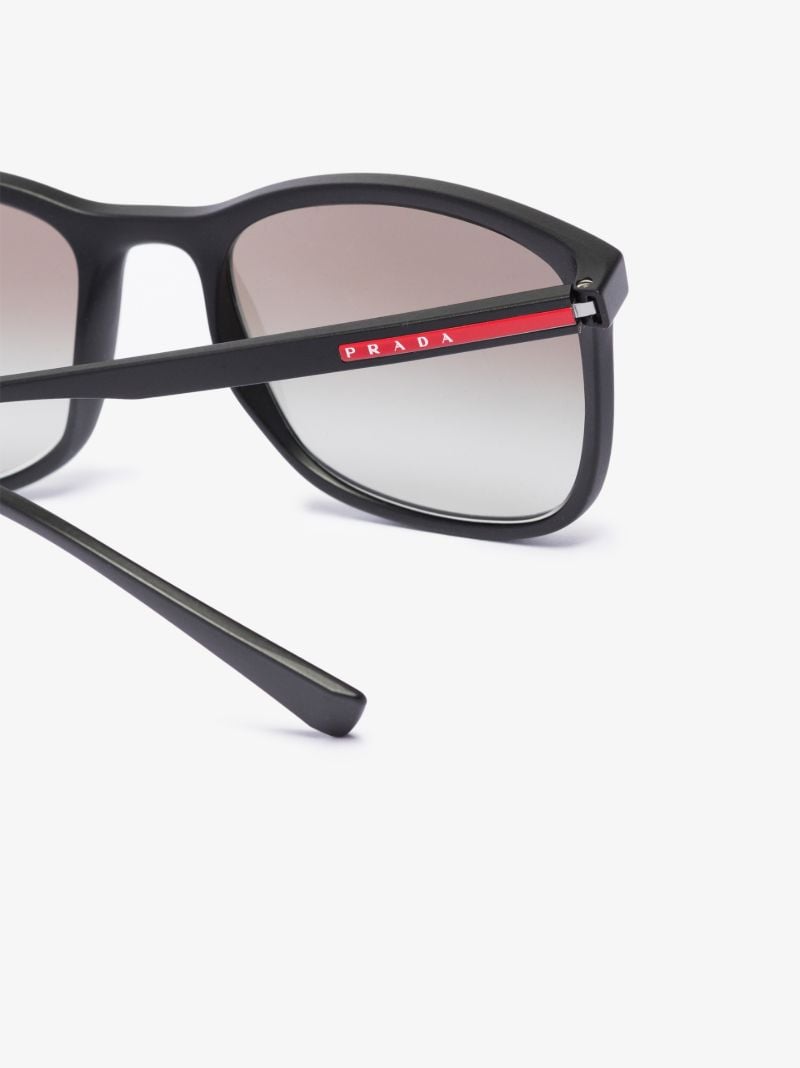 Black Linea Rossa Square Sunglasses