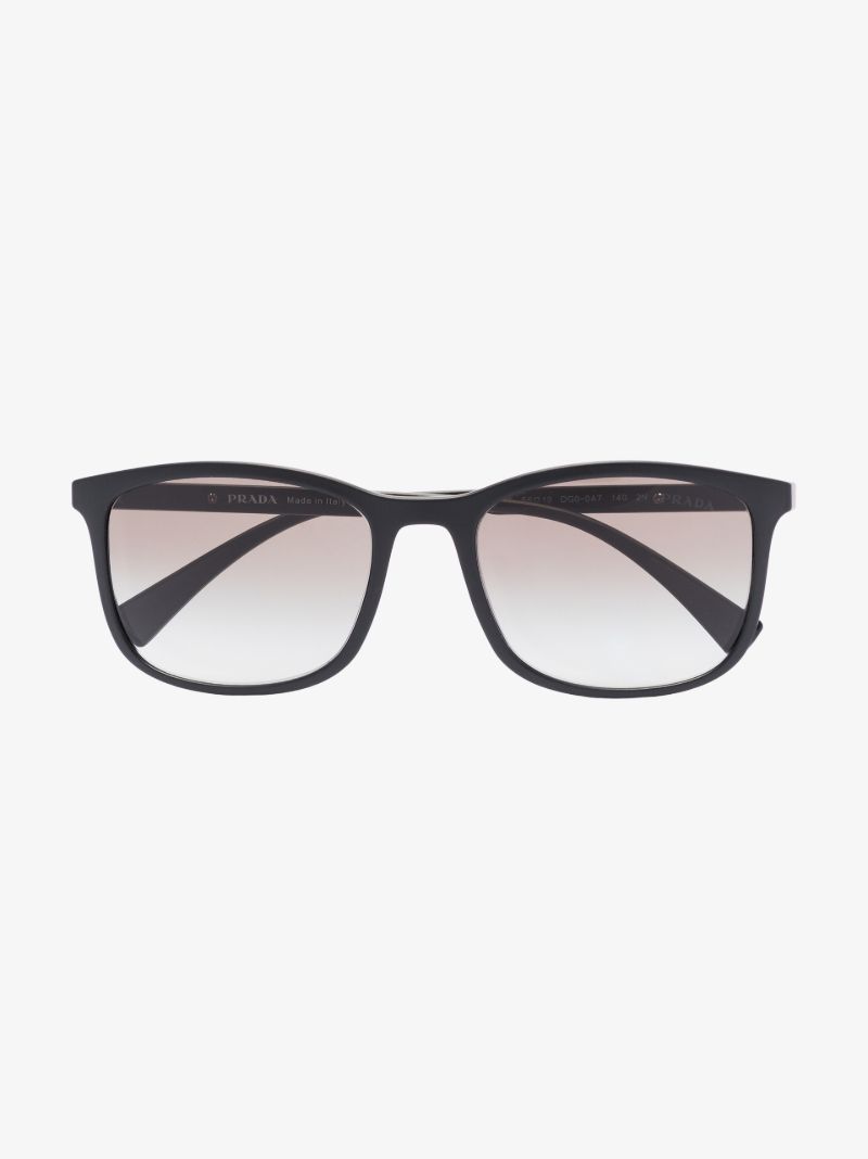 Black Linea Rossa Square Sunglasses