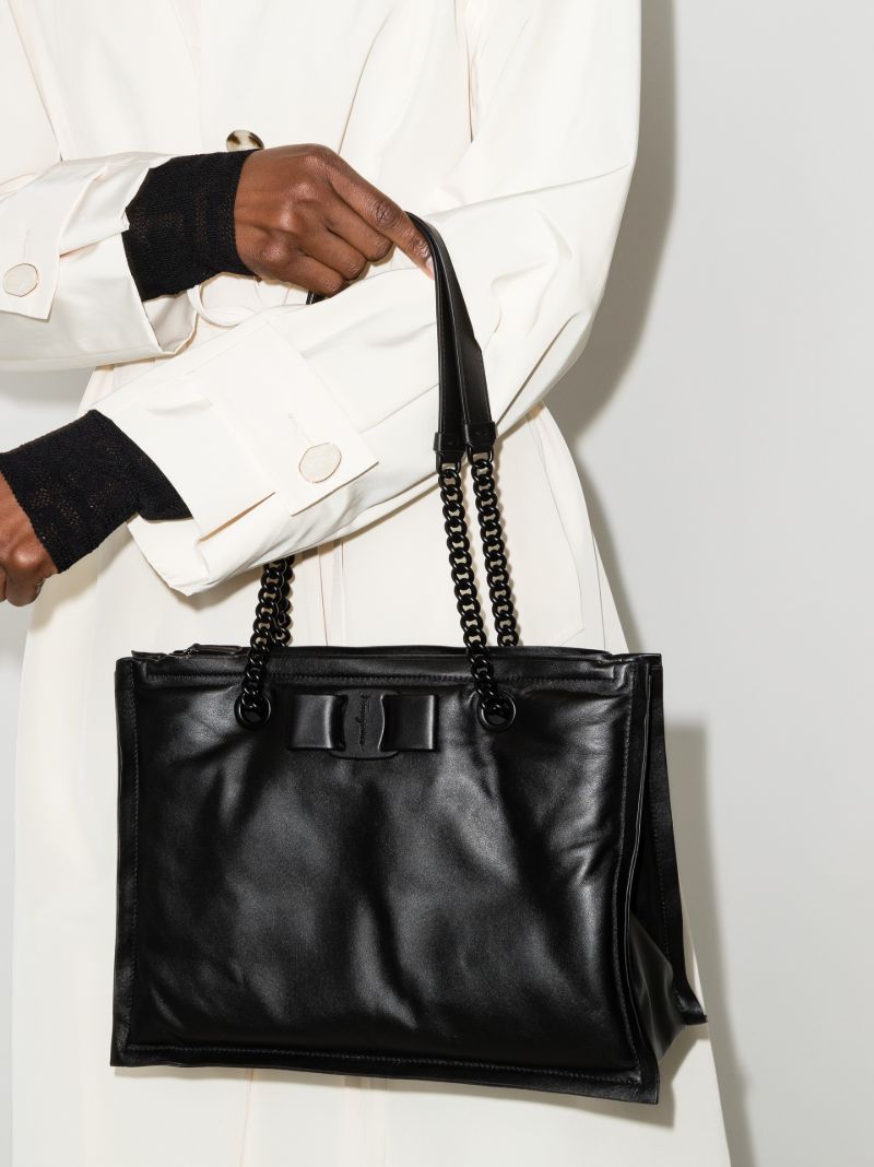 Black Viva Padded Tote Bag