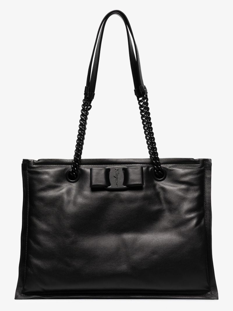 Black Viva Padded Tote Bag