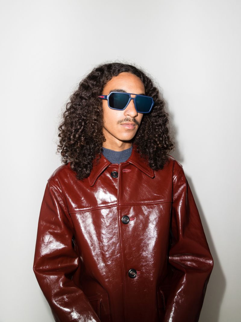 Blue Linea Rossa Aviator-style Sunglasses