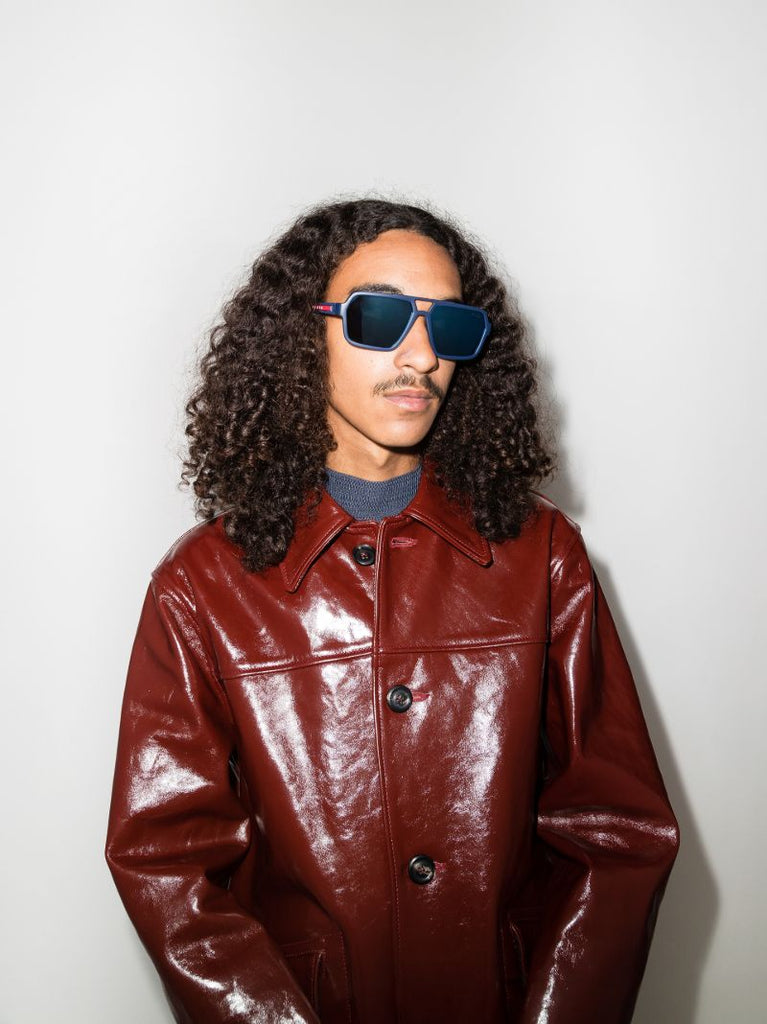 Blue Linea Rossa Aviator-style Sunglasses
