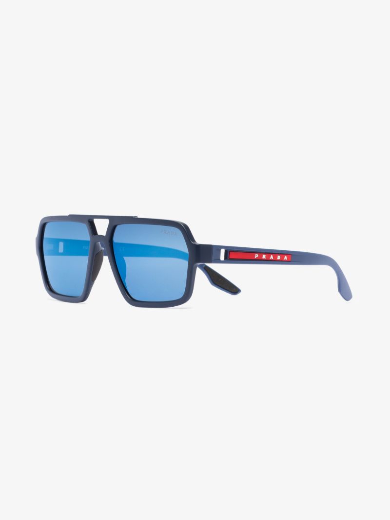 Blue Linea Rossa Aviator-style Sunglasses