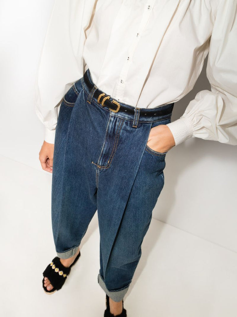 Black Kat Suede Belt