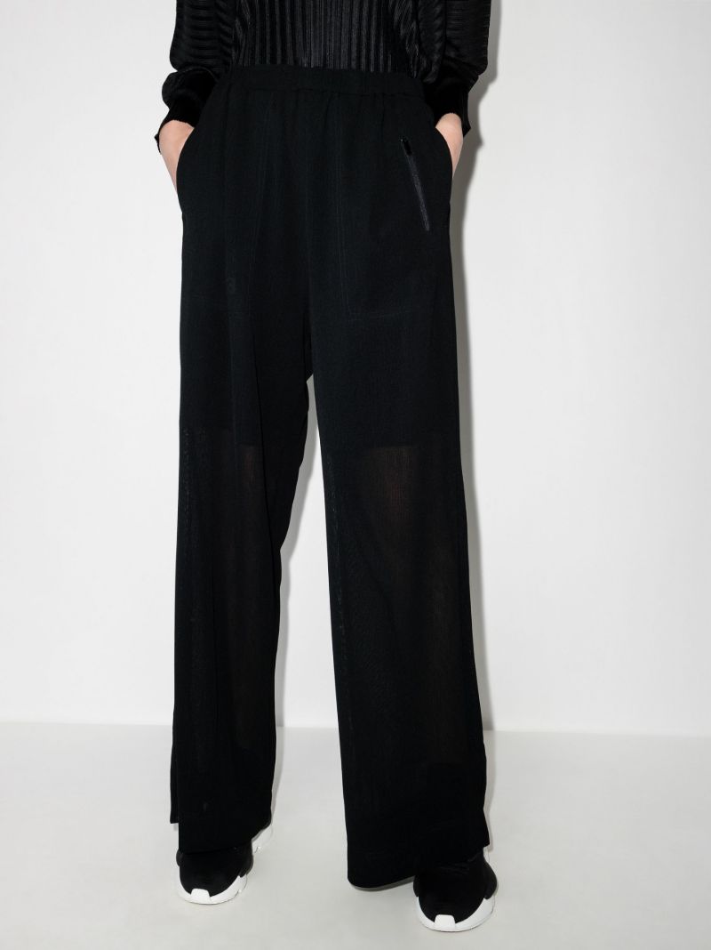 High-waisted Wide Leg Trousers