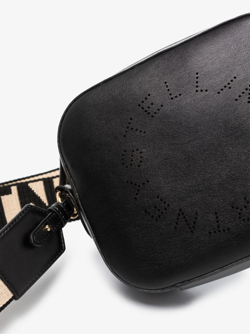 Black Stella Logo Mini Camera Bag