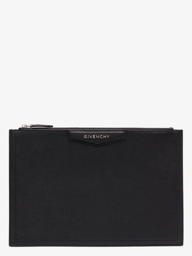 Black Antigona Small Leather Pouch
