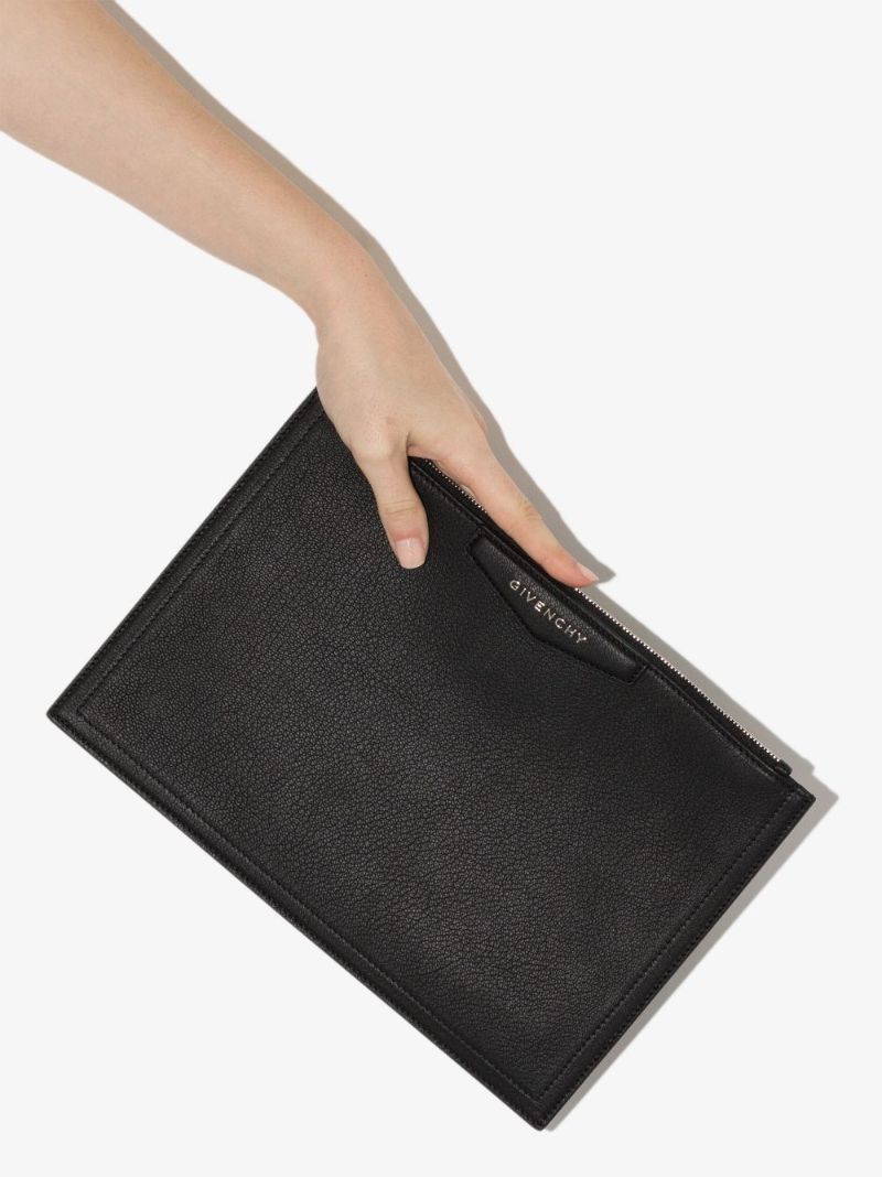 Black Antigona Small Leather Pouch