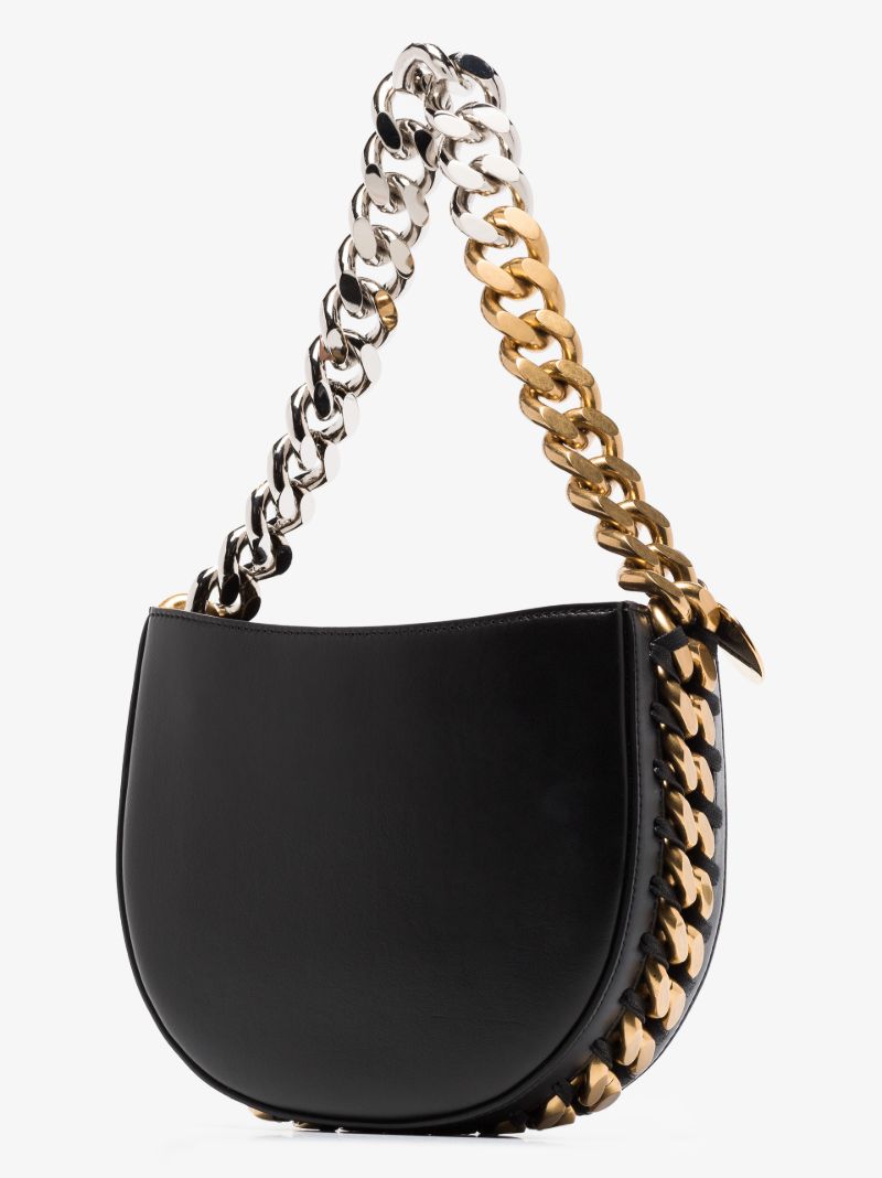 Black Frayme Medium Shoulder Bag