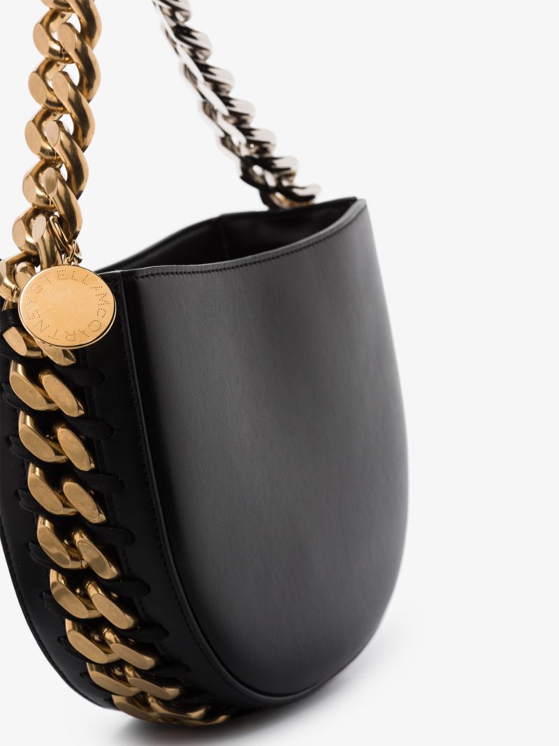 Black Frayme Medium Shoulder Bag