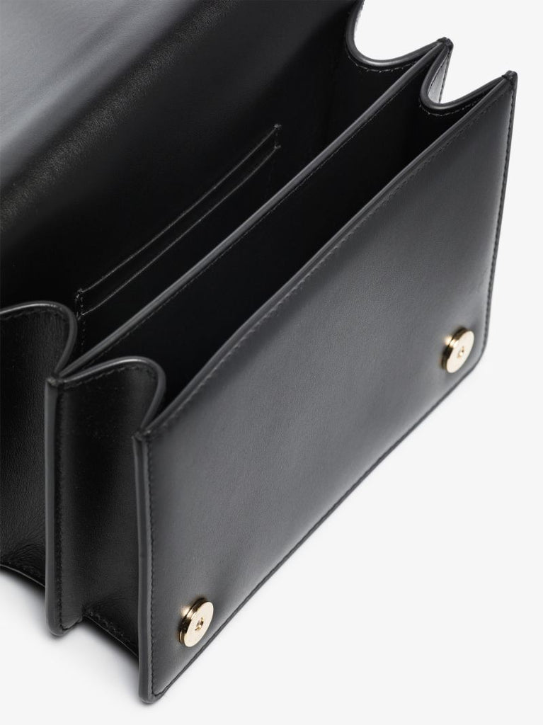 Black 3.5 Small Leather Cross Body Bag
