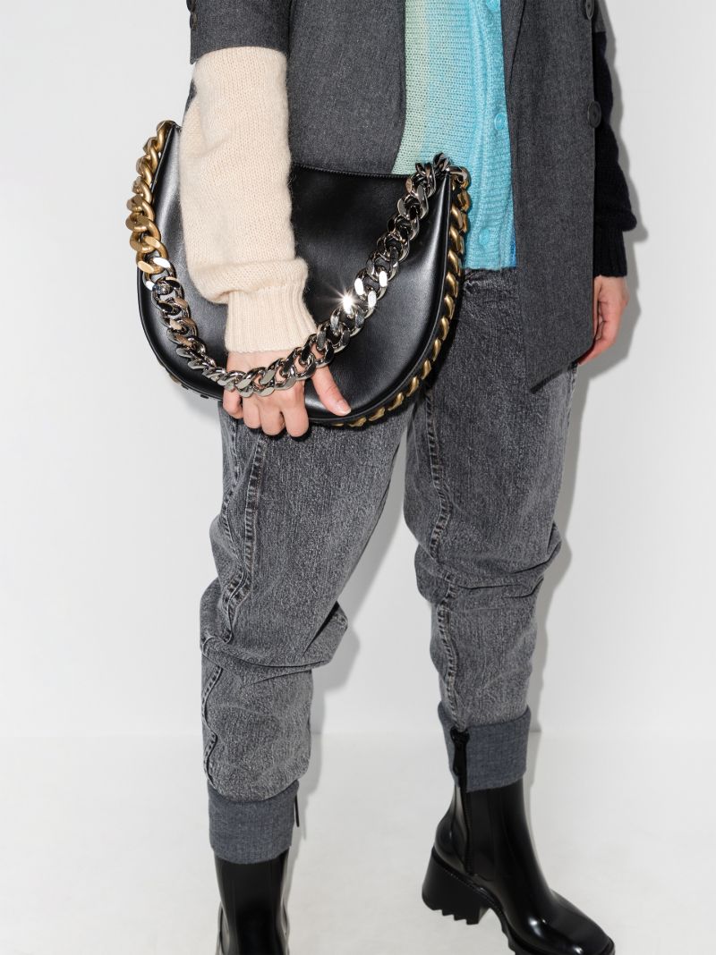 Black Frayme Large Shoulder Bag