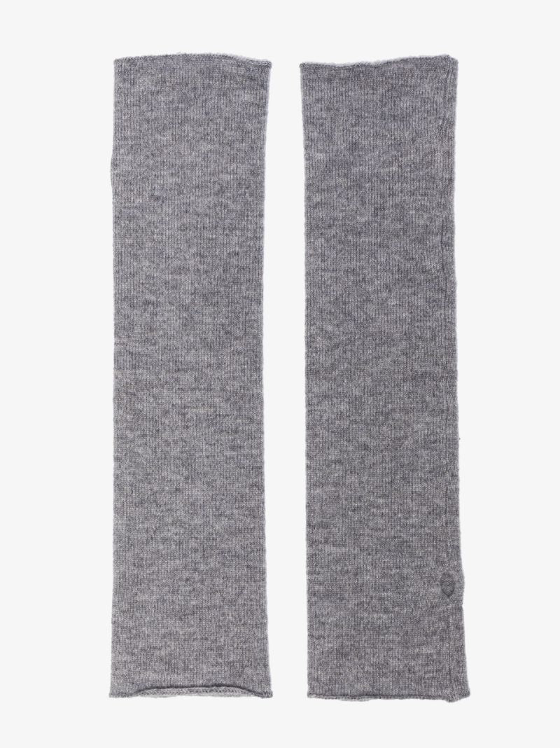 Grey Aspen Cashmere Fingerless Gloves