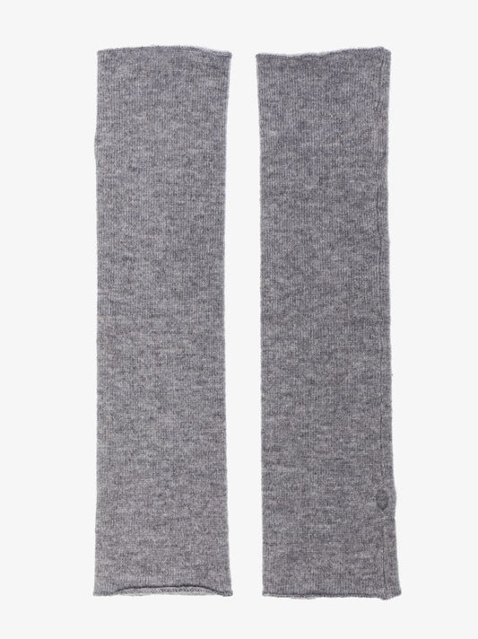 Grey Aspen Cashmere Fingerless Gloves