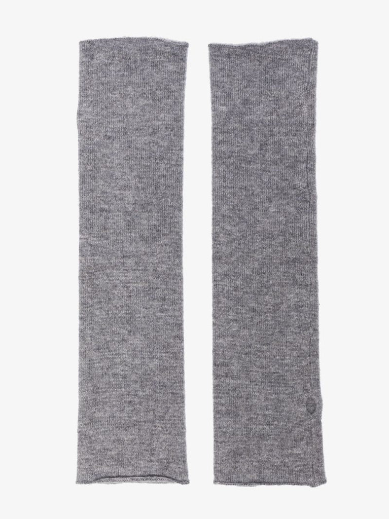 Grey Aspen Cashmere Fingerless Gloves