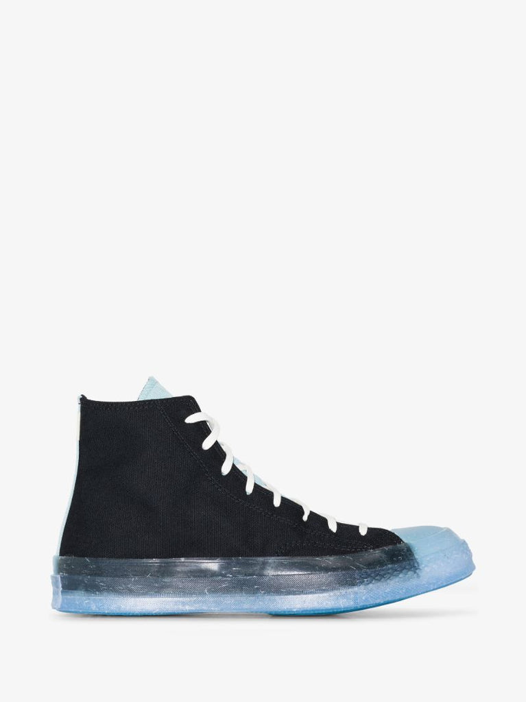 Black and Neutral Renew Chuck 70 High Top Sneakers