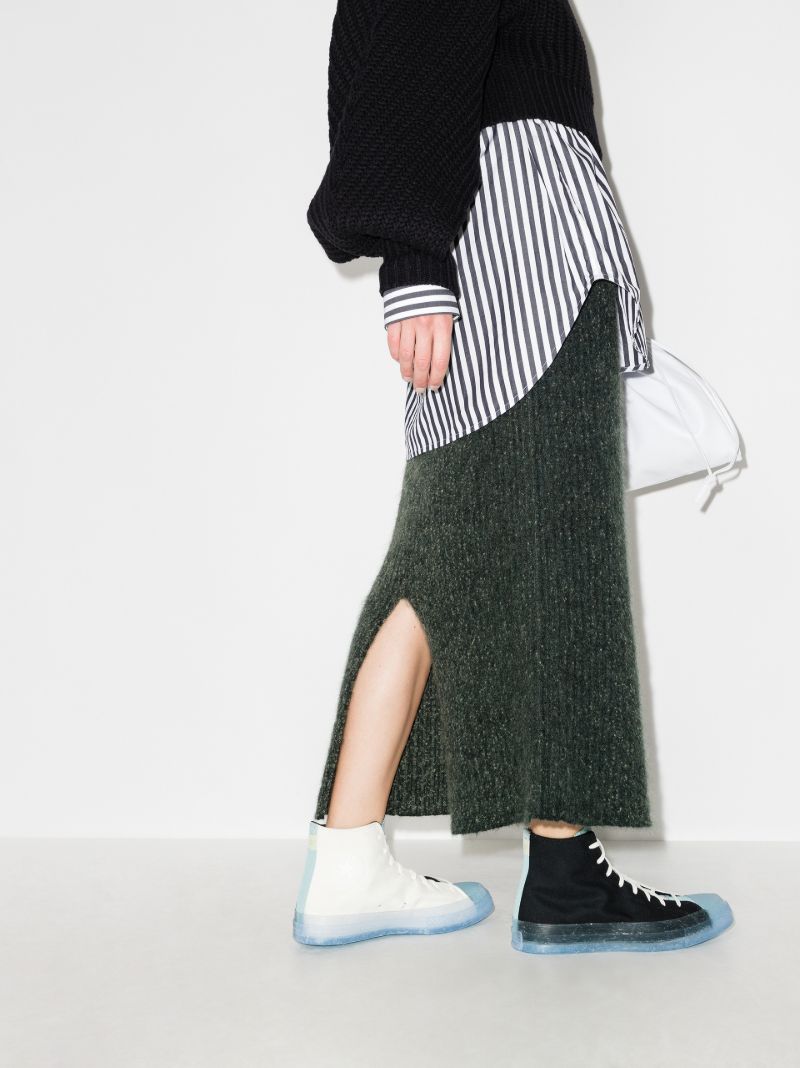 Black and Neutral Renew Chuck 70 High Top Sneakers