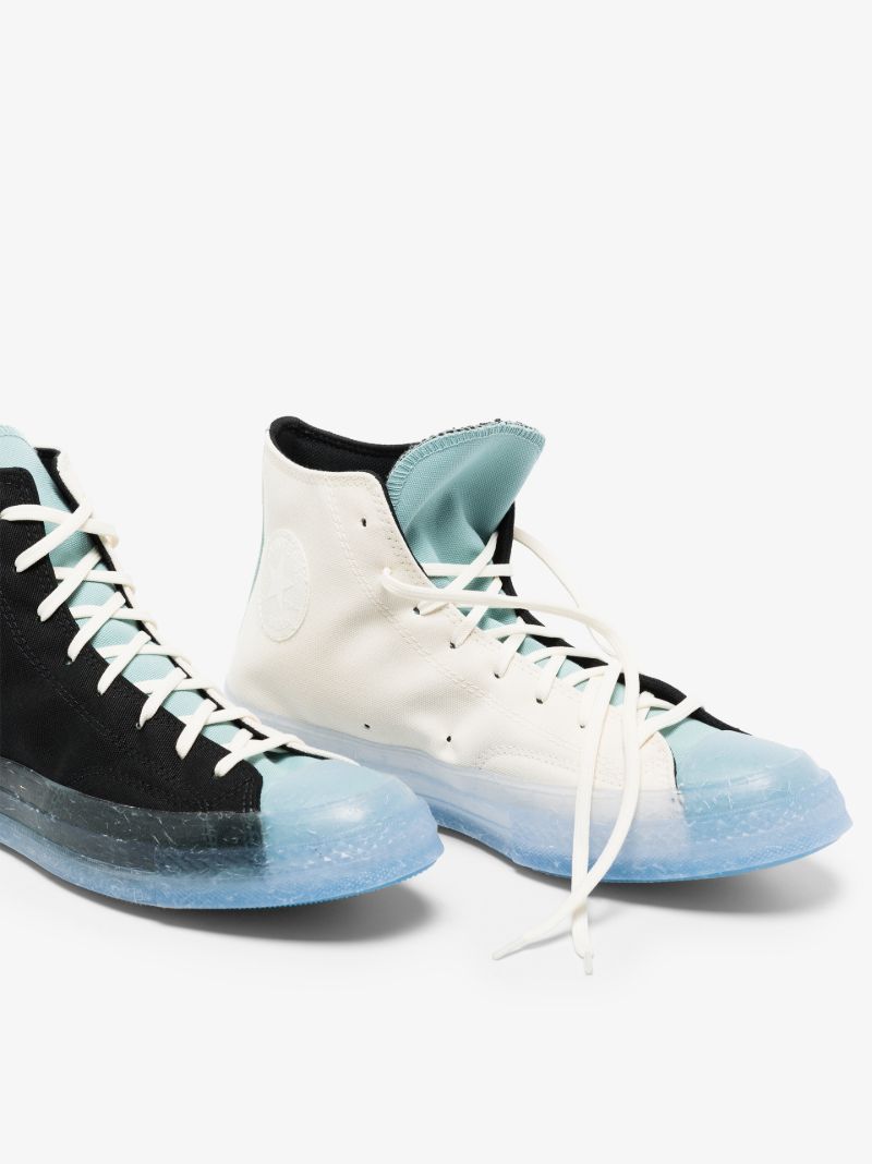 Black and Neutral Renew Chuck 70 High Top Sneakers