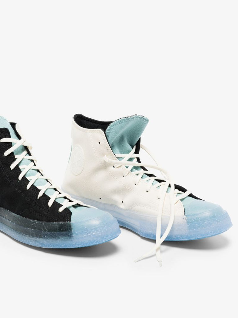 Black and Neutral Renew Chuck 70 High Top Sneakers