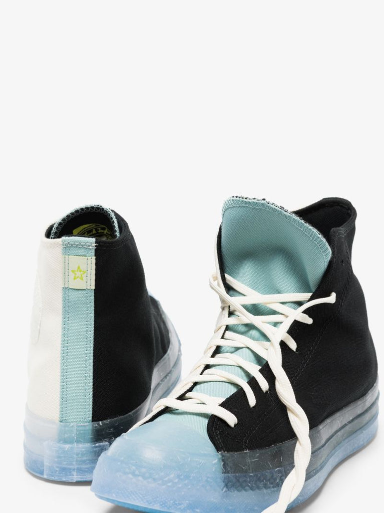 Black and Neutral Renew Chuck 70 High Top Sneakers