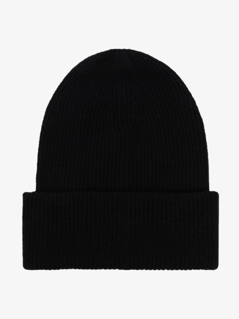 Black Stockholm Cashmere Beanie Hat