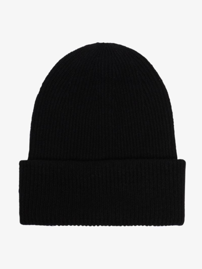 Black Stockholm Cashmere Beanie Hat