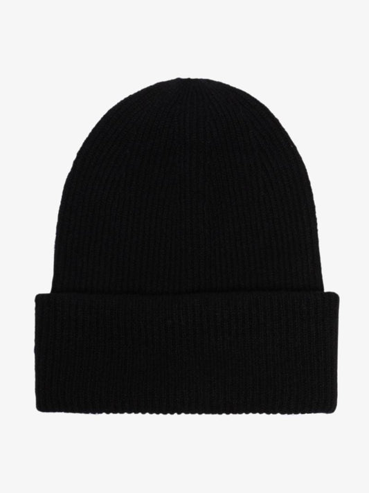 Black Stockholm Cashmere Beanie Hat