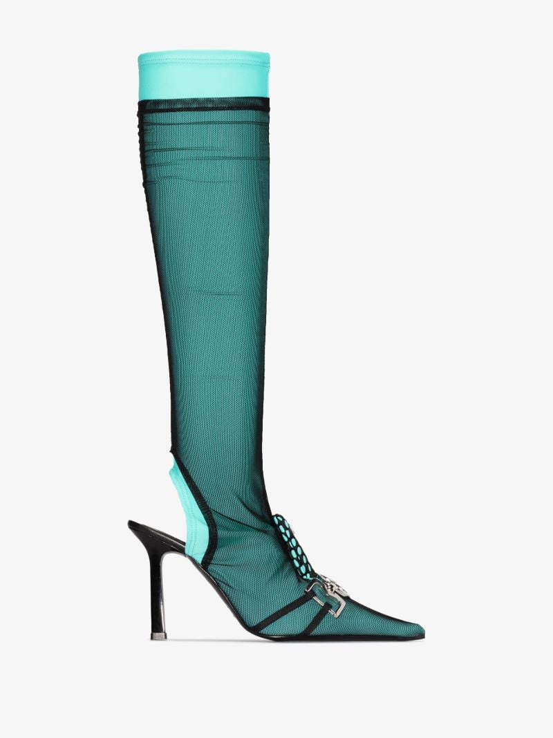 Green 95 Knee-high Sock Boots