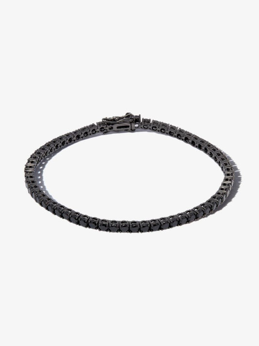Sterling Silver Crystal Tennis Bracelet