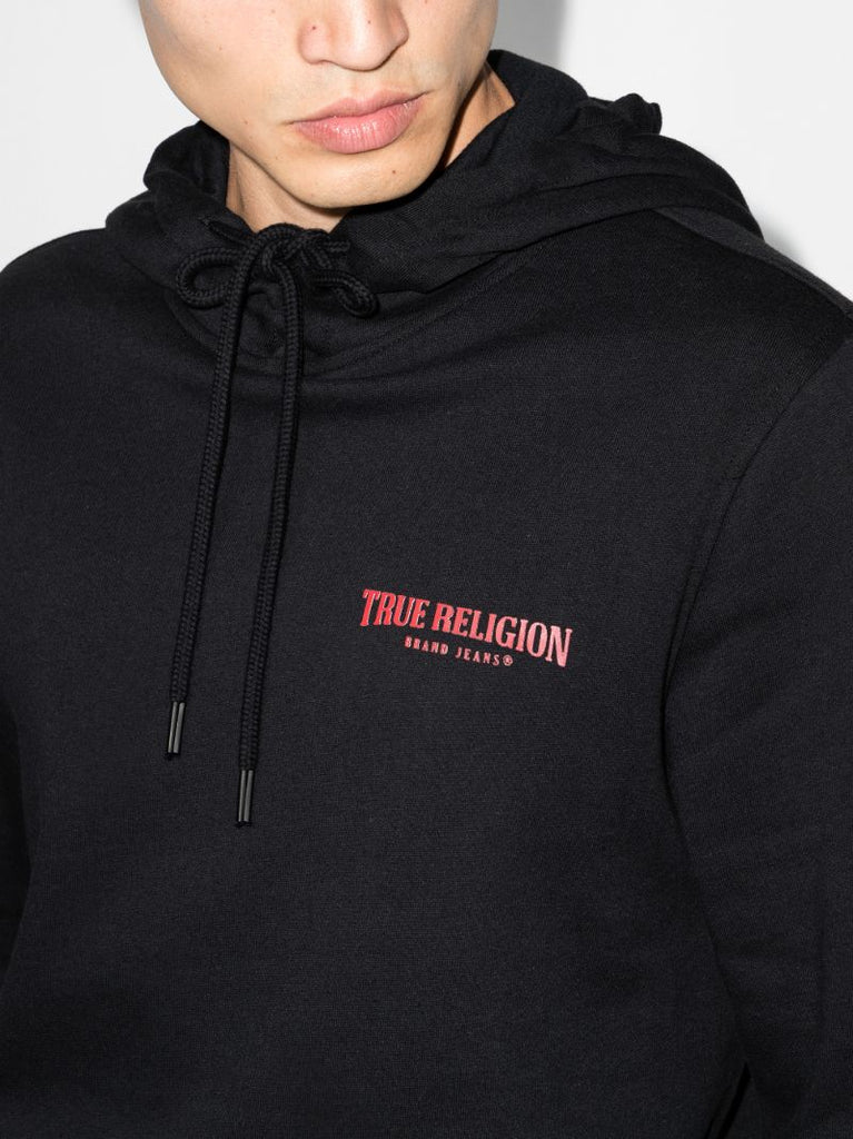 Arch Logo Print Hoodie